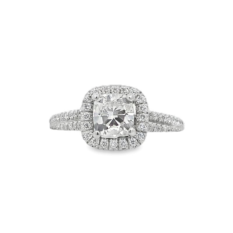Estate 14k White Gold Diamond Engagement Ring Estate 14k White Gold Diamond Engagement Ring