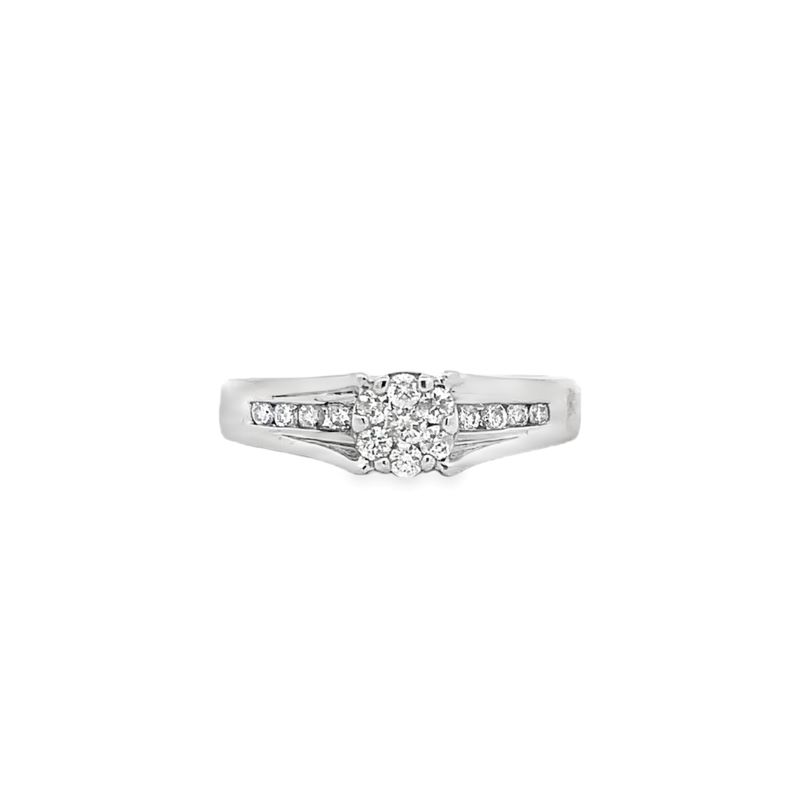 Estate 14k White Gold Diamond Engagement Ring Estate 14k White Gold Diamond Engagement Ring