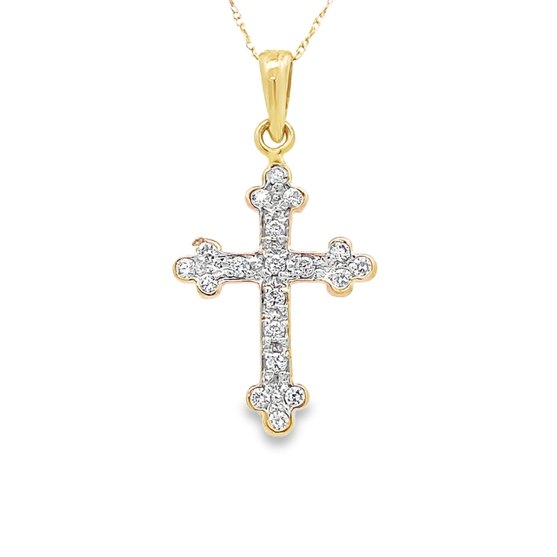 Estate Diamond Cross Pendant Estate Diamond Cross Pendant