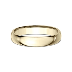 Estate 14k Yellow Gold 4.3mm Wedding Band SIZE 10.5 thumbnail 1