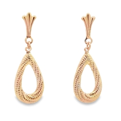 Estate 14k Yellow Gold Earrings