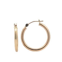Estate 14k Yellow Gold Small Hoops