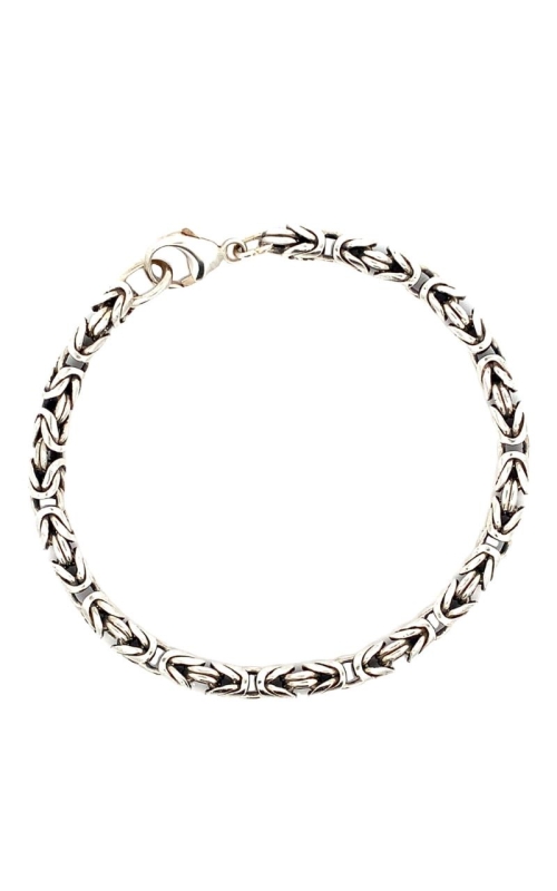 Estate Byzantine Weave Silver Bracelet