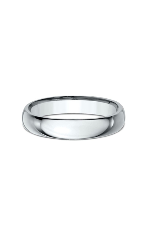 Estate 14k White Gold 4mm Wedding Band SIZE 6