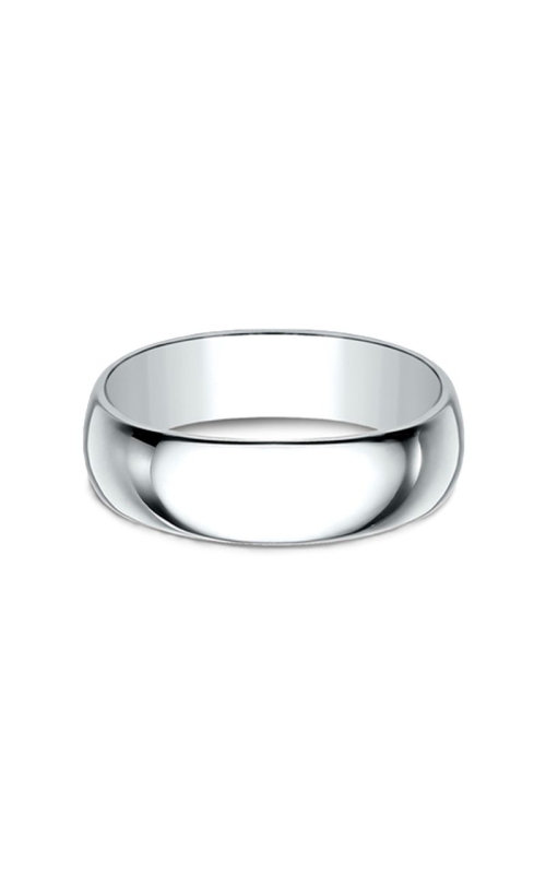 Estate 10k White Gold 6mm Wedding Band SIZE 12.5