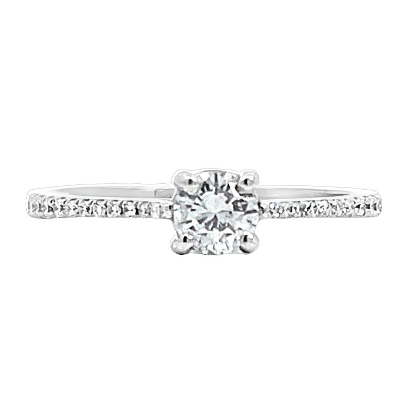 Round Diamond Center Engagement Ring Round Diamond Center Engagement Ring