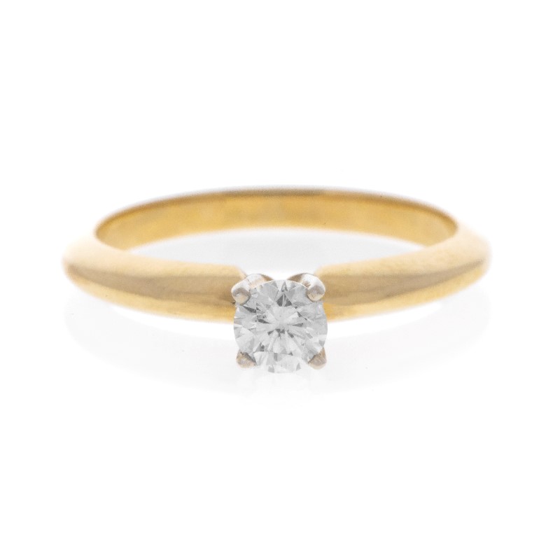 14K Yellow Gold Diamond Engagement Ring 14K Yellow Gold Diamond Engagement Ring