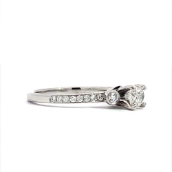 Diamond Center Engagement Ring thumbnail 2