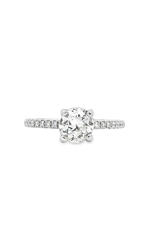 Round Center Diamond Engagement Ring