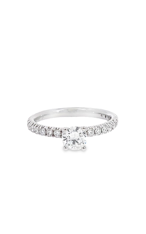 14k White Gold Diamond Engagement Ring