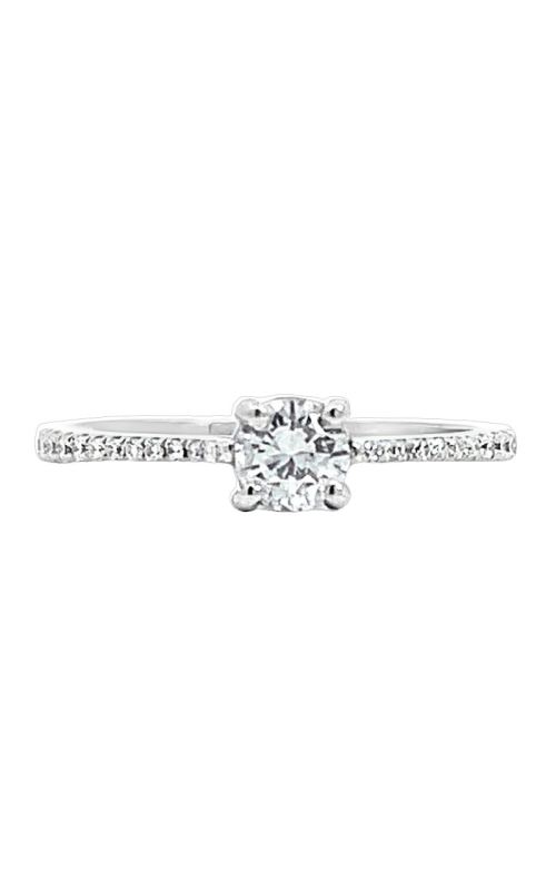Round Diamond Center Engagement Ring