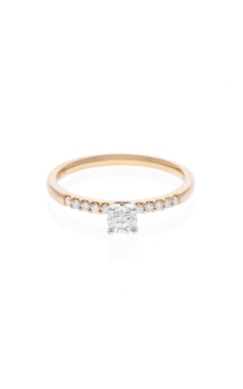 14K Yellow Gold Diamond Engagement Ring