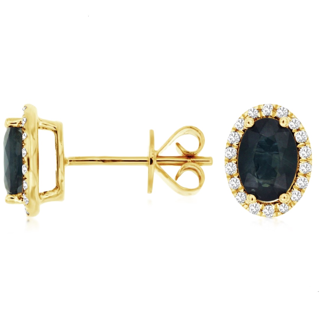 Sapphire & Diamond Earrings Sapphire & Diamond Earrings