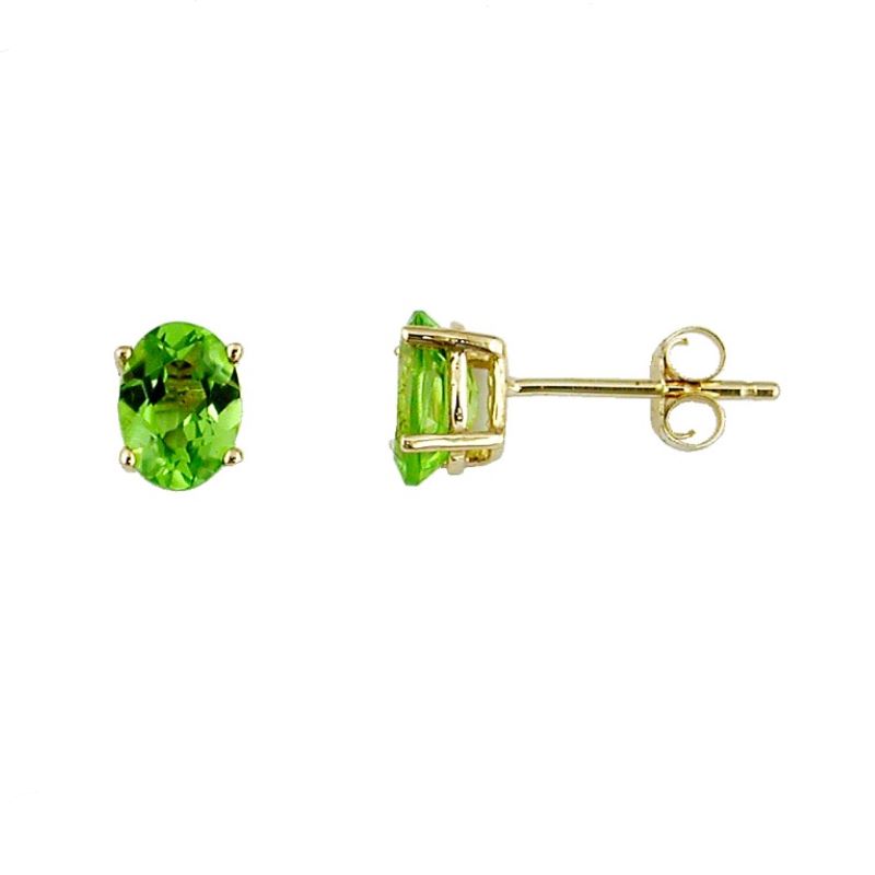 14k Yellow Gold Peridot Earrings 14k Yellow Gold Peridot Earrings