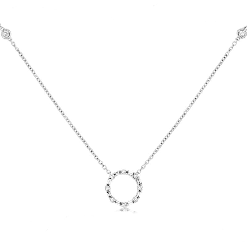 14k White Gold Diamond Necklace 14k White Gold Diamond Necklace
