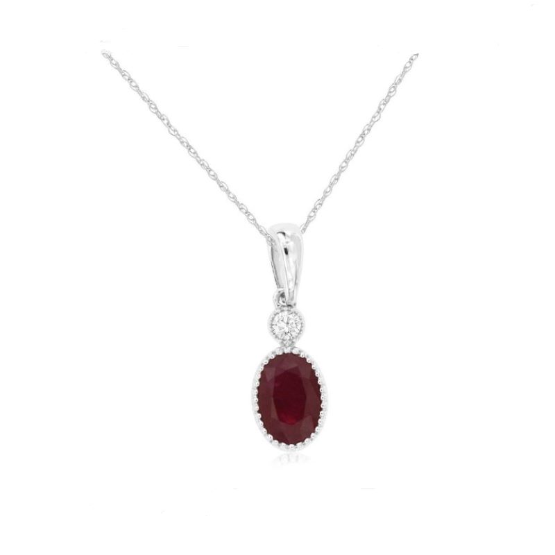 Ruby and Diamond Pendant Ruby and Diamond Pendant
