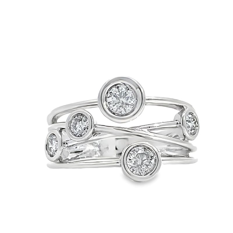 Diamond Criss Cross Ring Diamond Criss Cross Ring