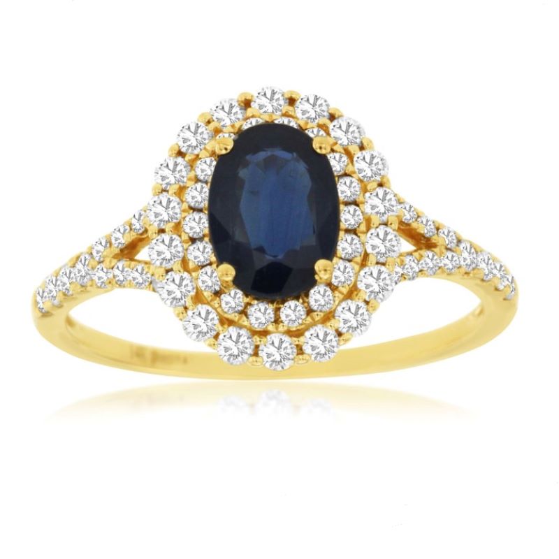 Sapphire & Diamond Ring Sapphire & Diamond Ring