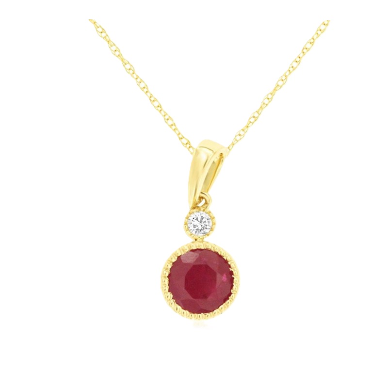 Ruby and Diamond Pendant Ruby and Diamond Pendant