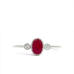 Ruby & Diamond Ring thumbnail 1