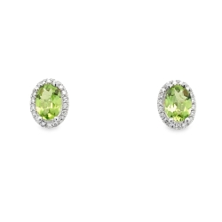 Periodt and Diamond Earrings thumbnail 1
