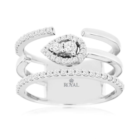 Diamond 3 Row Band