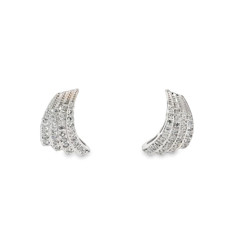Estate Diamond Earrings