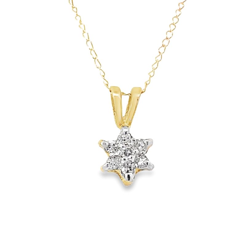 Estate Diamond Star Pedant w/chain Estate Diamond Star Pedant w/chain