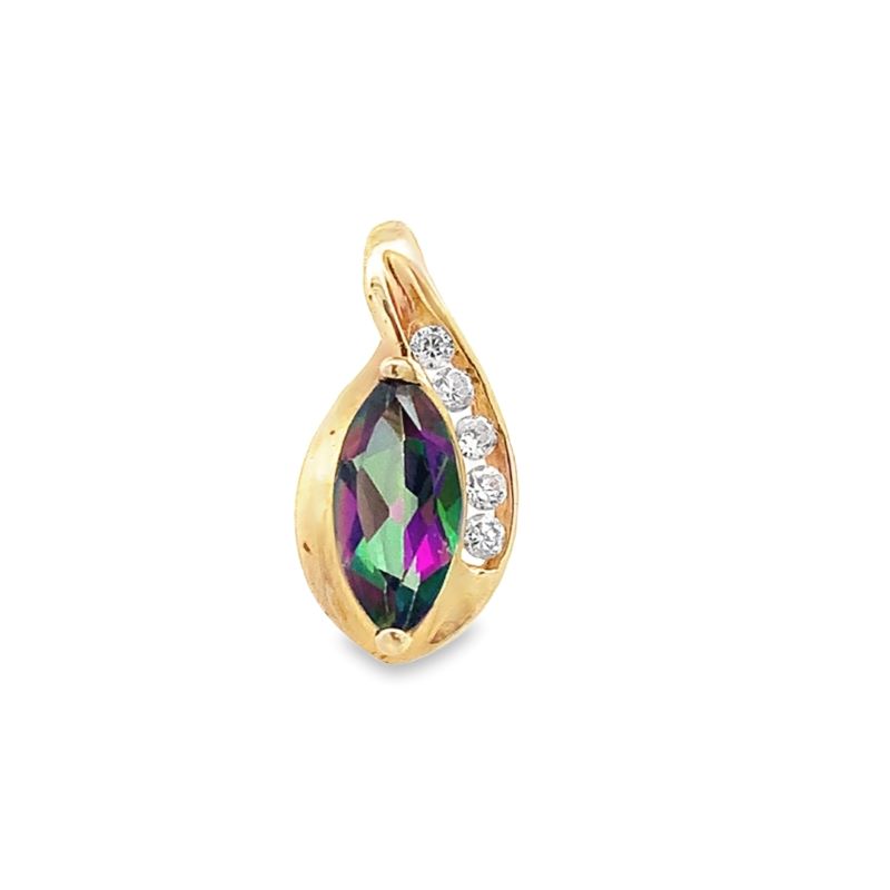Estate Mystic Topaz Pendant Estate Mystic Topaz Pendant