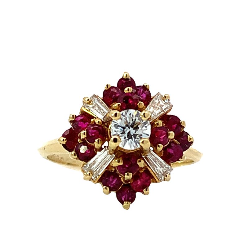 Estate Ruby & Diamond Ring Estate Ruby & Diamond Ring