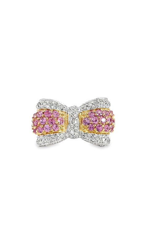 Estate Pink Bow Ring