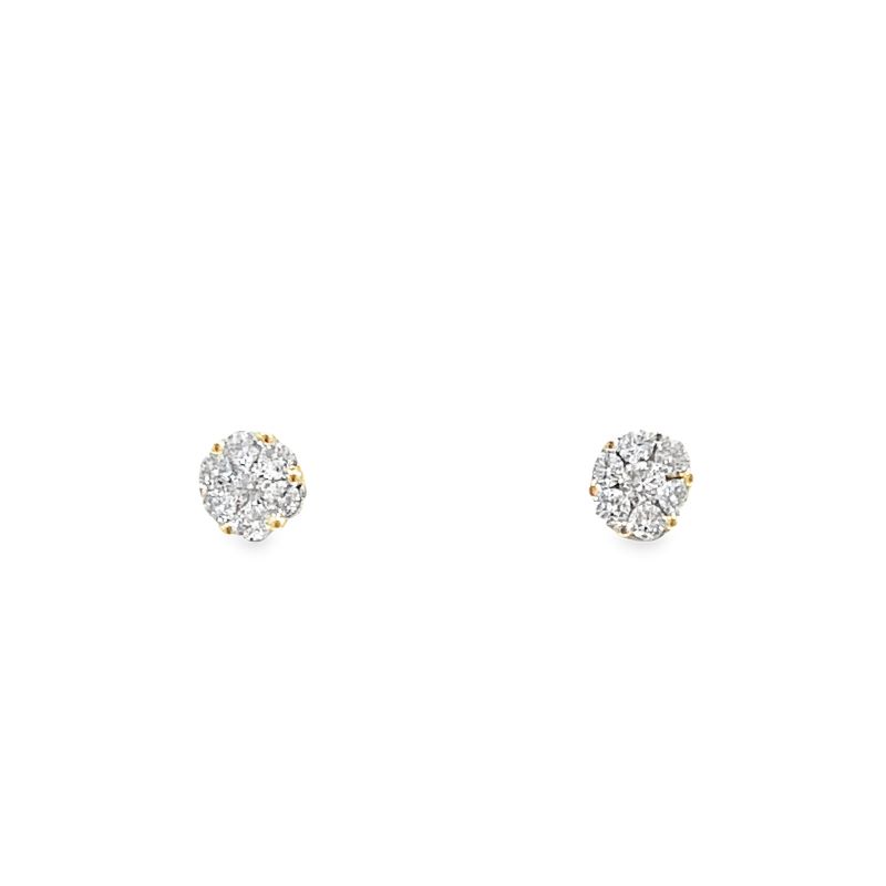 1/4cttw Diamond Cluster Stud Earrings 1/4cttw Diamond Cluster Stud Earrings