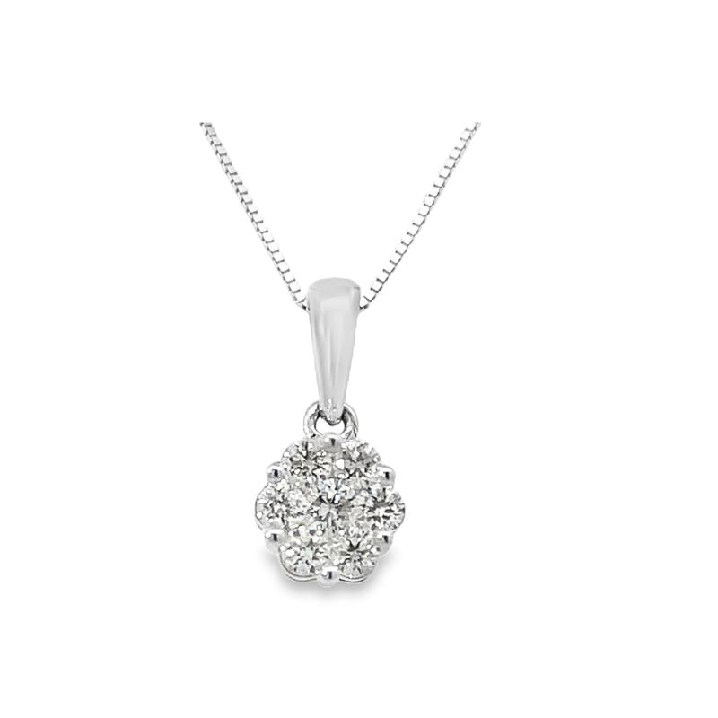 1/3cttw Diamond Flower Pendant 1/3cttw Diamond Flower Pendant