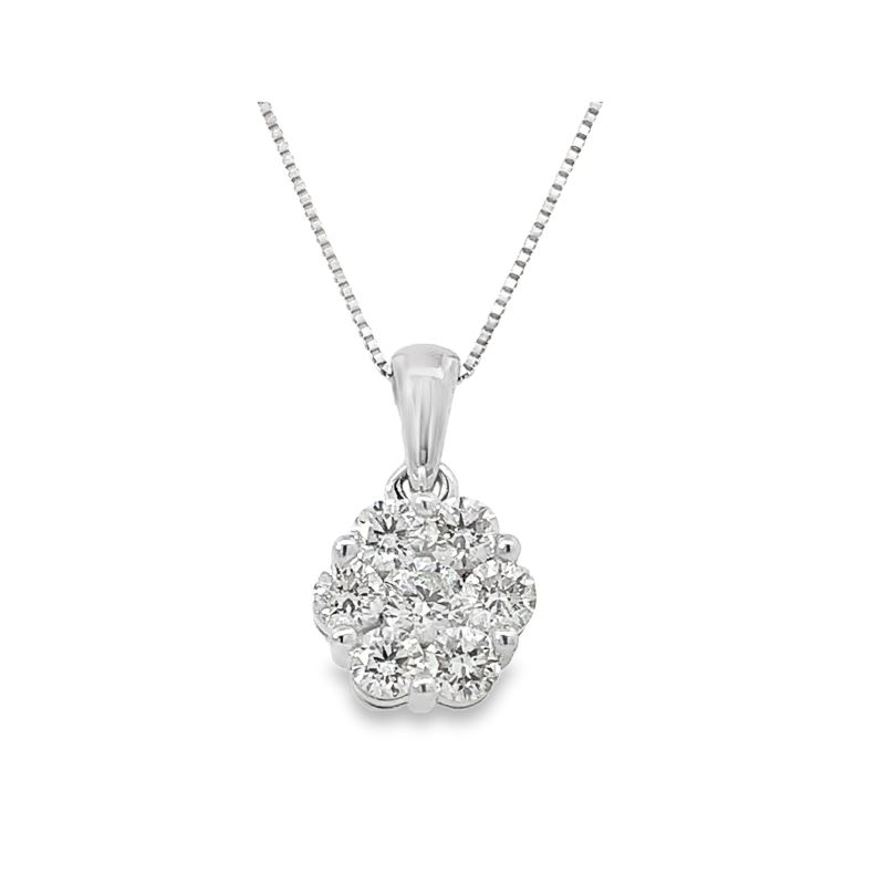 3/4cttw Diamond Flower Pendant 3/4cttw Diamond Flower Pendant
