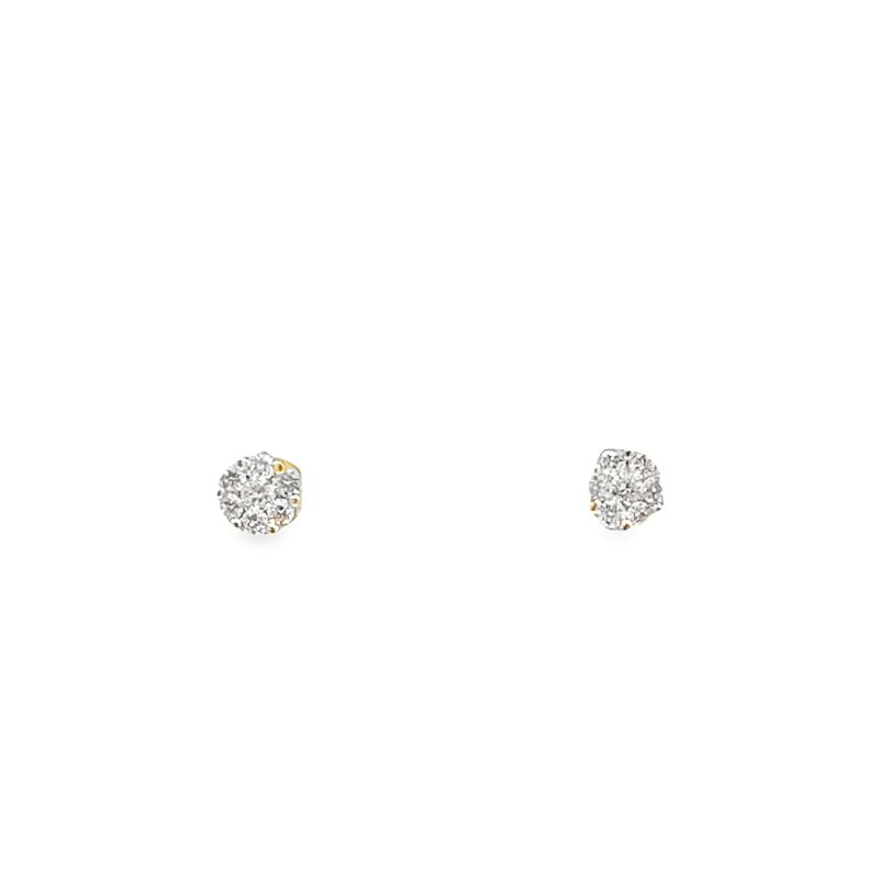 1/10 cttw Diamond Cluster Stud Earrings 1/10 cttw Diamond Cluster Stud Earrings