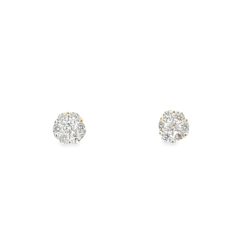 1/3cttw Diamond Cluster Stud Earrings 1/3cttw Diamond Cluster Stud Earrings