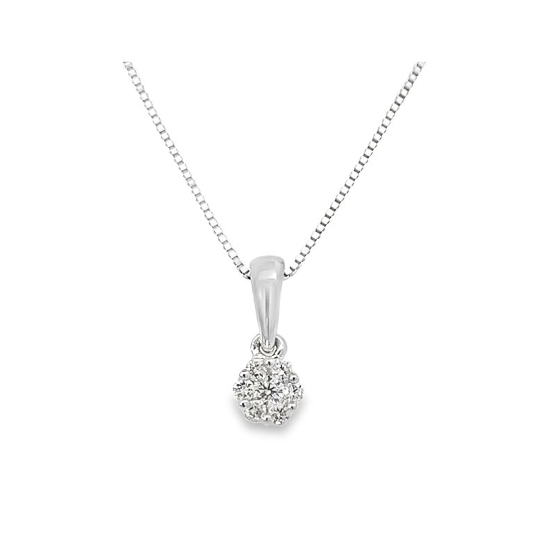 Diamond Flower Pendant Diamond Flower Pendant