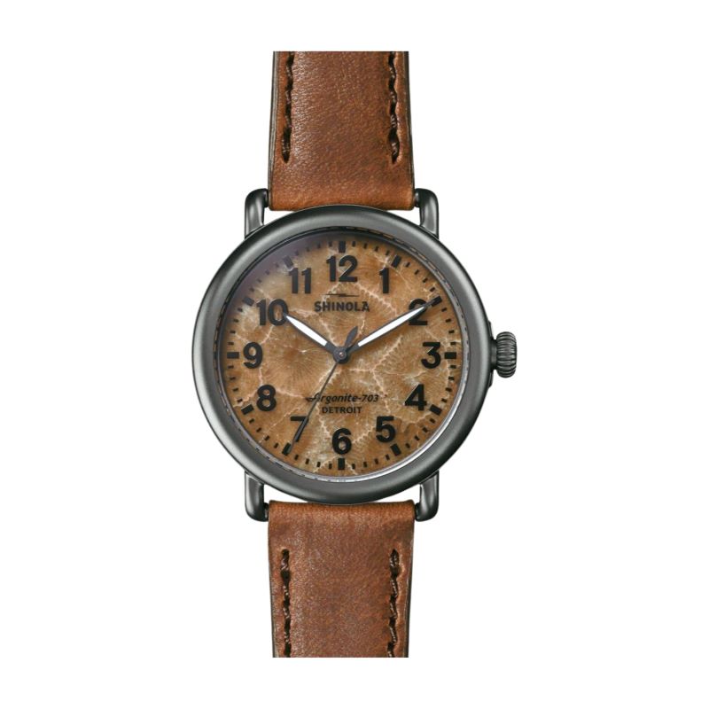 The Runwell 41mm Petoskey Stone Dial The Runwell 41mm Petoskey Stone Dial
