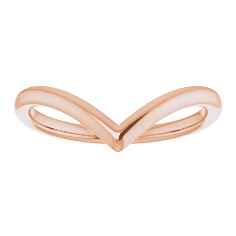 Rose Gold Contour Band sz 3.5