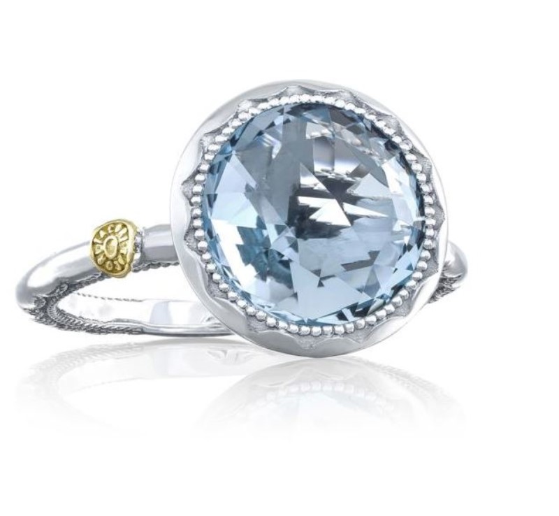 Tacori Sky Blue Topaz Silver Ring
