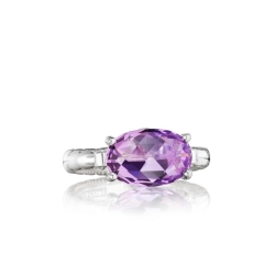 Tacori East-West Oval Ring featuring Amethyst