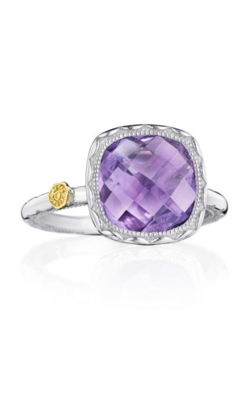 Tacori Cushion Gem Ring with Amethyst