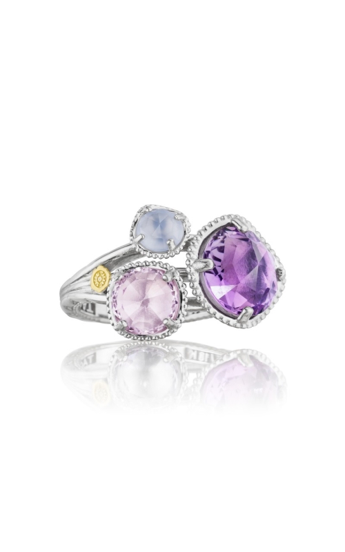 Tacori Budding Brilliance Ring featuring Assorted Lilac Gemstones