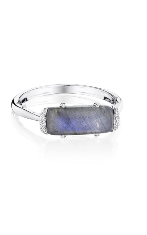 Tacori Solitaire Emerald Cut Ring with Labradorite