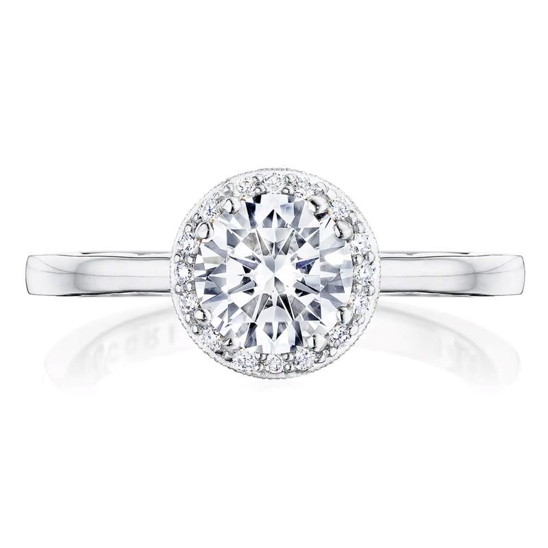 14K White Gold Diamond Ring Semi-Mount 14K White Gold Diamond Ring Semi-Mount