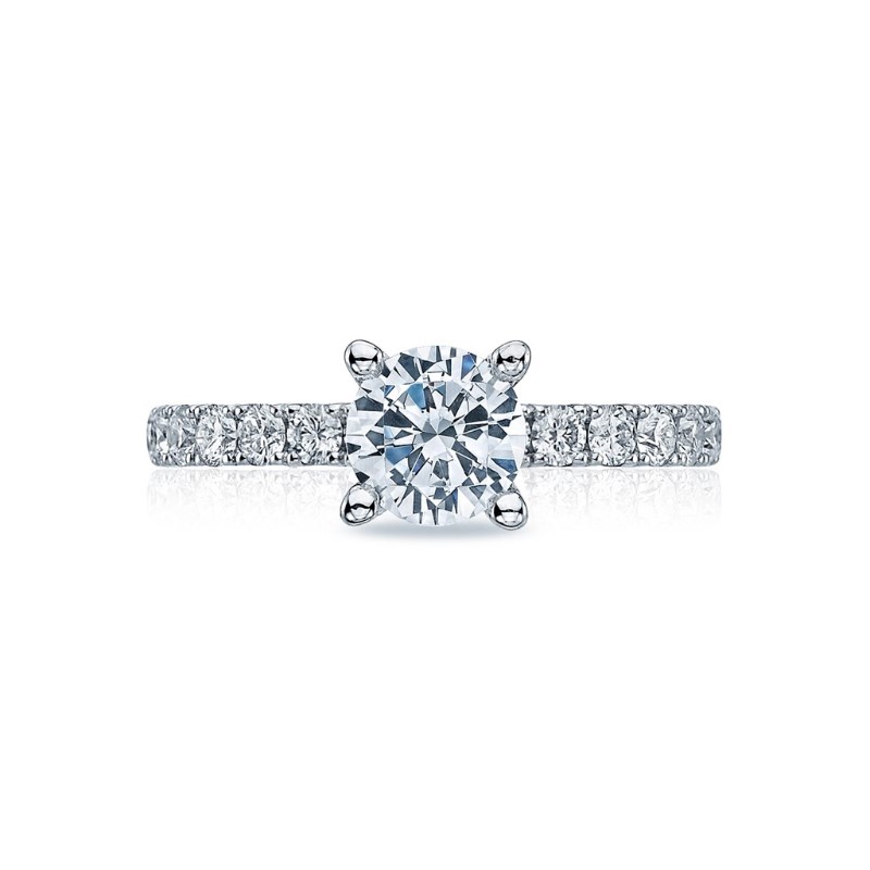 Tacori 18k White Gold Diamond Engagement Band Tacori 18k White Gold Diamond Engagement Band