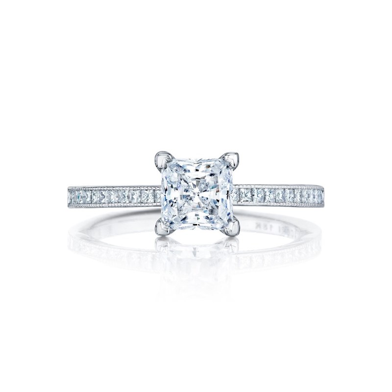 Tacori 18k White Gold Engagement Ring Semi Mount Tacori 18k White Gold Engagement Ring Semi Mount