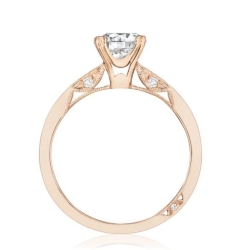 Tacori 18K Rose Gold Diamond Ring Semi-Mount thumbnail 2