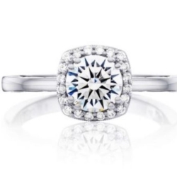 Tacori 14K White Gold Diamond Semi-Mount thumbnail 1