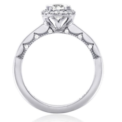 Tacori 14K White Gold Diamond Semi-Mount thumbnail 2